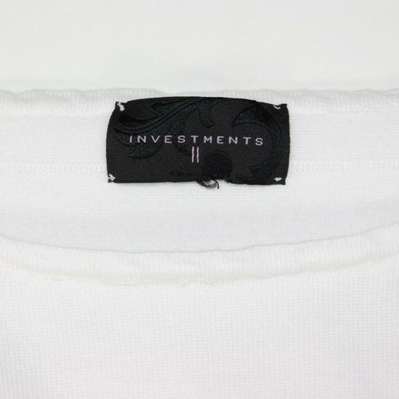 Investments II Womens MultiColor Sweater 3/4 Sleev - Picture 7 of 7